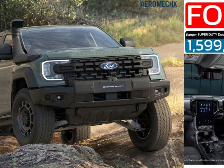 เปิดขายไทย 1,599,000 บาท Ford Ranger SUPER DUTY Double Cab V6 3.0 TURBO 4A-4WD