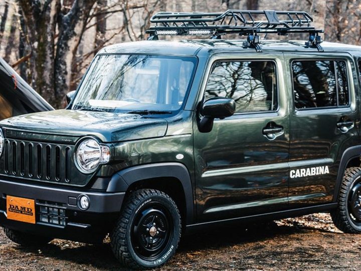รวมภาพคันจริง ! Suzuki Hustler ชุดแต่ง DAMD CARABINA  ในประเทศญี่ปุ่น