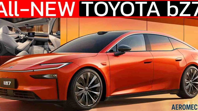 เปิดตัว TOYOTA bZ7 EV ซีดานไฟฟ้า D-Segment ใหม่ 913,000 บาท ในประเทศจีน