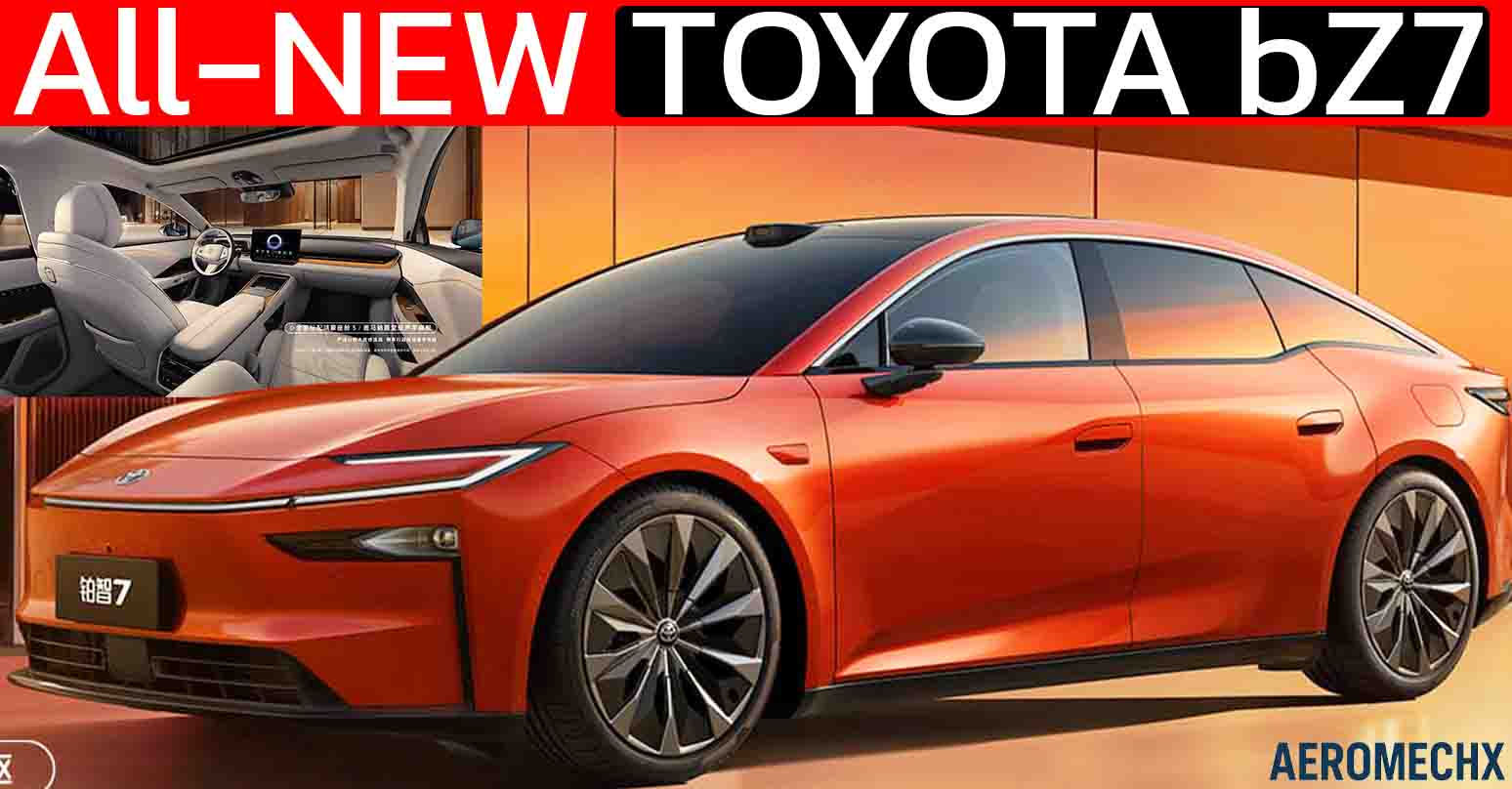 เปิดตัว TOYOTA bZ7 EV ซีดานไฟฟ้า D-Segment ใหม่ 913,000 บาท ในประเทศจีน