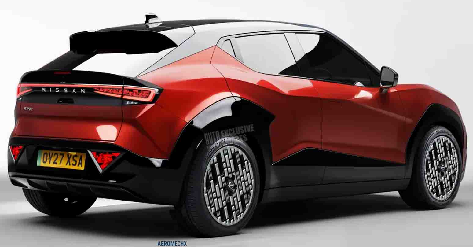 NISSAN JUKE EV ใหม่ เตรียมเปิดตัวปี 2026 ครอสโอเวอร์ไฟฟ้าดีไซน์ล้ำ สไตล์ Hyper Punk