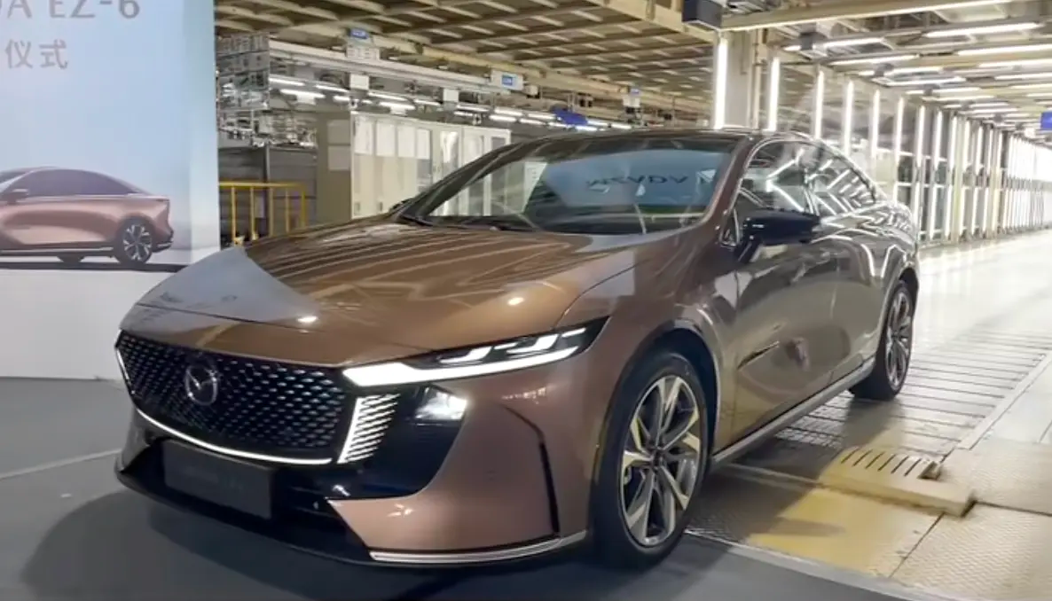 MAZDA EZ-6 BEV/EREV ราคาในประเทศจีน 655,000 – 762,000 ซีดานไฟฟ้าสุดพรีเมียม