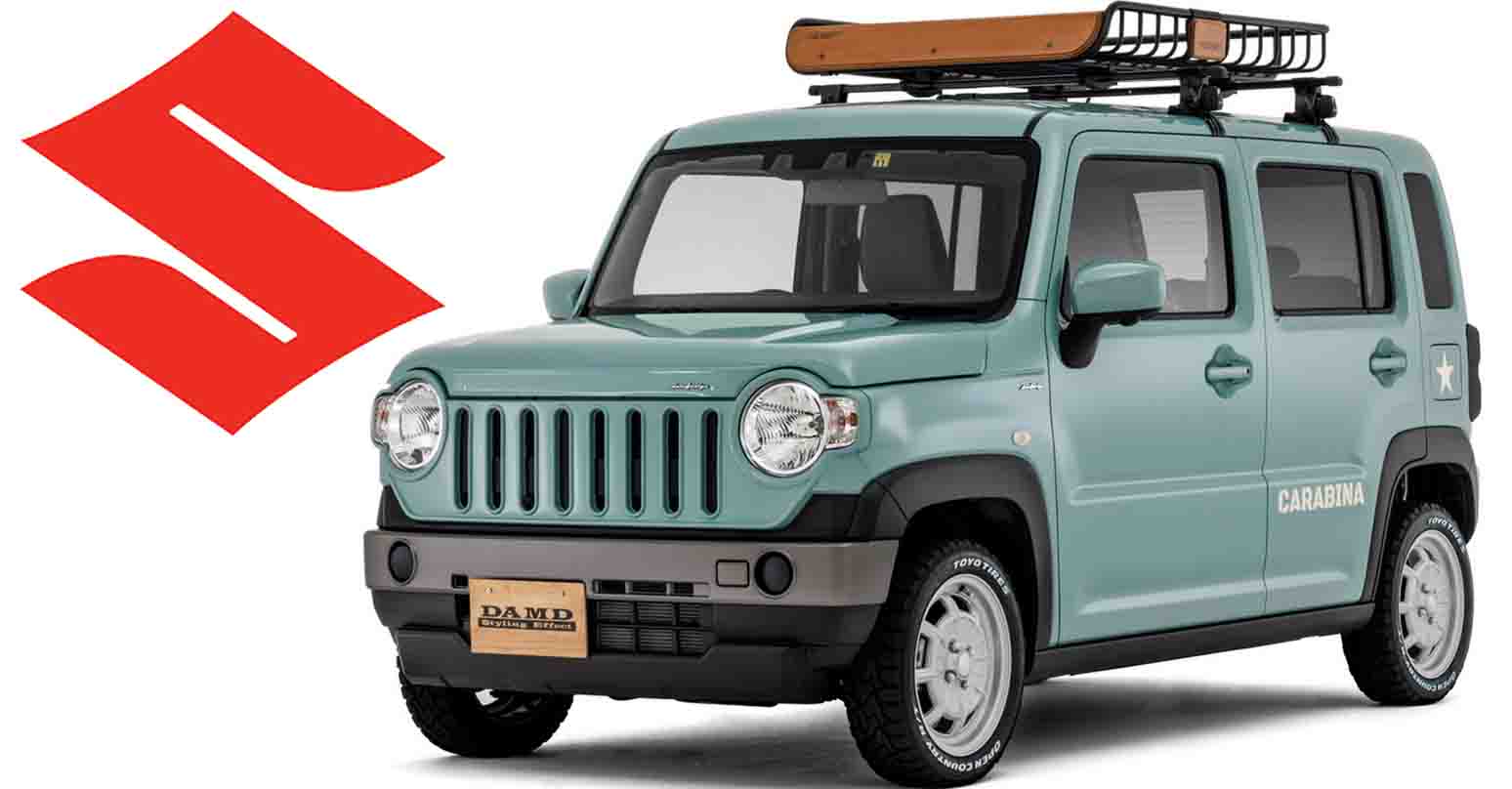 ชุดแต่ง DAMD CARABINA สำหรับ Suzuki Hustler ในประเทศญี่ปุ่น