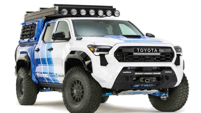 TOYOTA เปิดตัวกระบะ Tacoma พลังไฮโดรเจน H2-Overlander Concept เติมเชื้อเพลิง 5 นาที วิ่งแบบไฟฟ้า