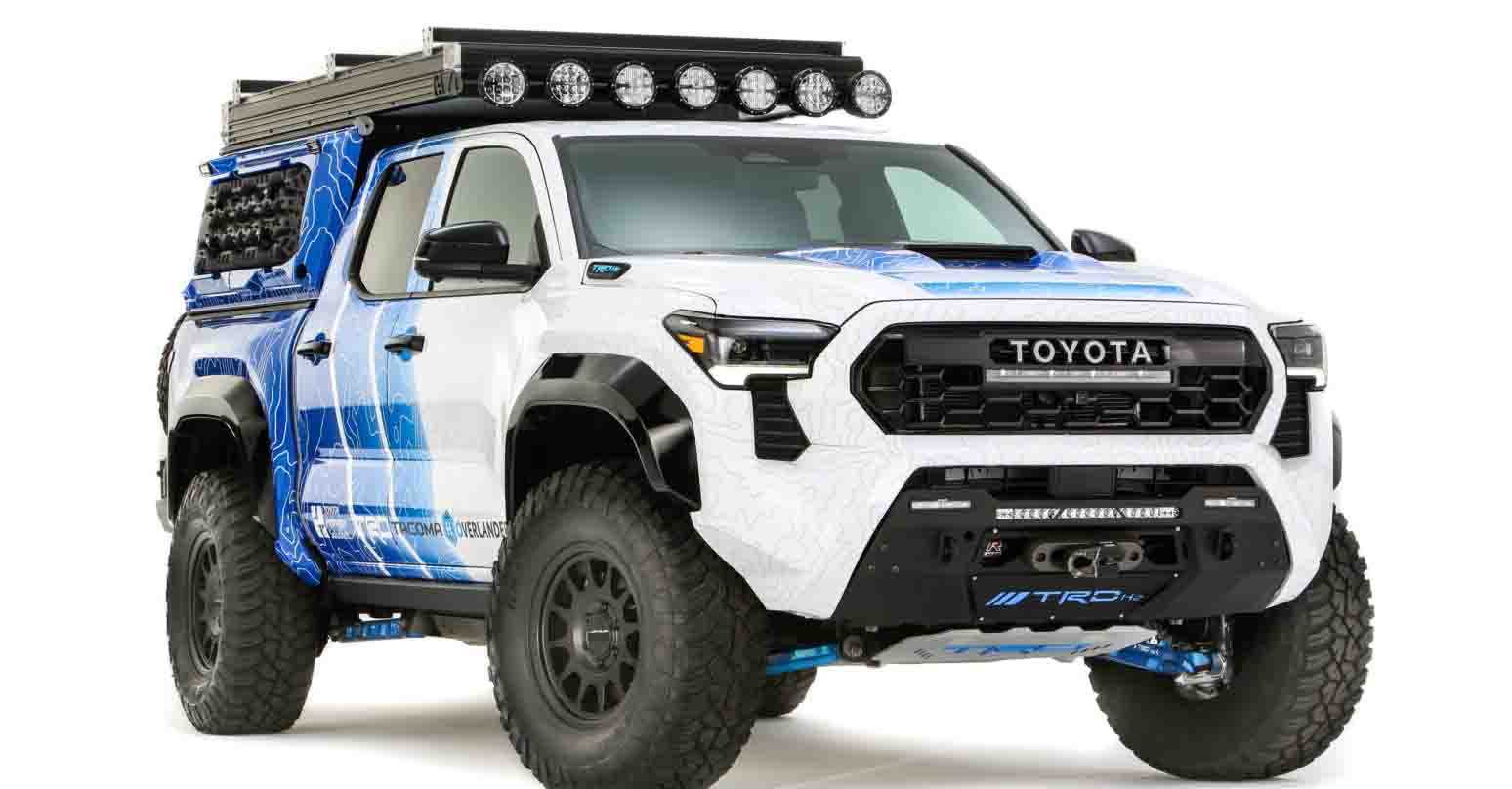 TOYOTA เปิดตัวกระบะ Tacoma พลังไฮโดรเจน H2-Overlander Concept เติมเชื้อเพลิง 5 นาที วิ่งแบบไฟฟ้า