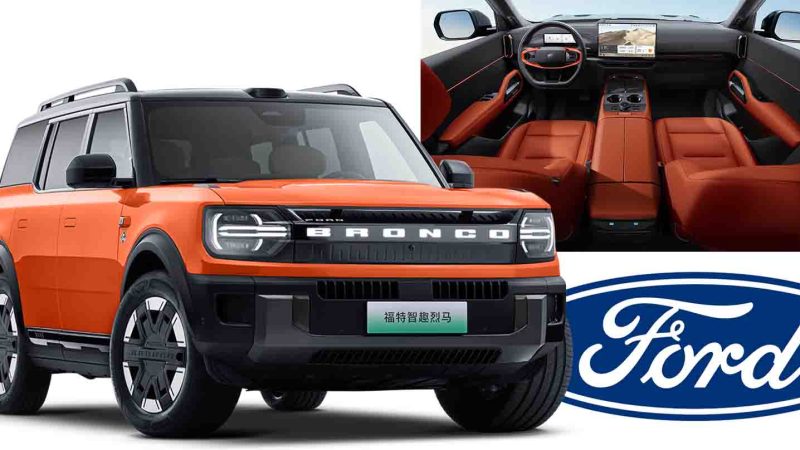 ข้อมูล-สเปค FORD Bronco Base Camp SUV ในจีน ราคา 1.00 – 1.26 ล้านบาท EREV / BEV