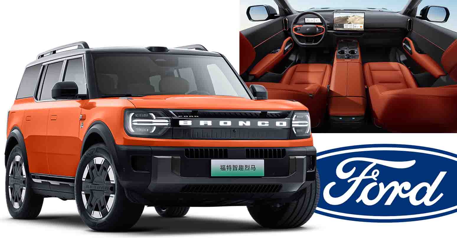 ข้อมูล-สเปค FORD Bronco Base Camp SUV ในจีน ราคา 1.00 – 1.26 ล้านบาท EREV / BEV