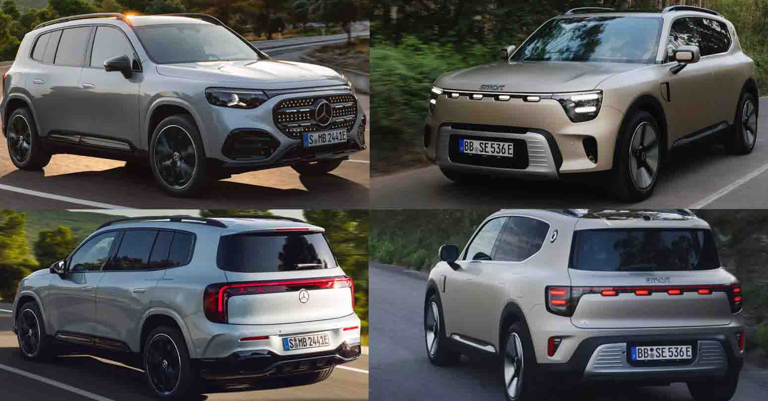 เปรียบเทียบ Mercedes-Benz GLB ใหม่ vs Smart #5 ทำไมหน้าตาคล้ายกัน? แท้จริงแล้วเกี่ยวข้องกันแค่ไหน