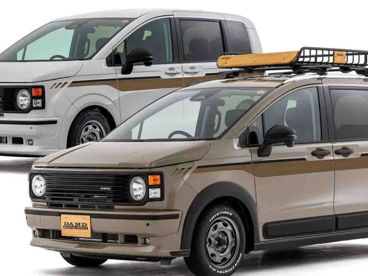 Honda Freed เปลี่ยนหน้า ย้อนยุค 80s มินิแวนทรงเหลี่ยมสุดคลาสสิก โดย DAMD