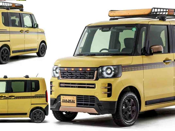ชุดแต่ง DAMD Angie และ Rodney สำหรับ Honda N-BOX ในประเทศญี่ปุ่น