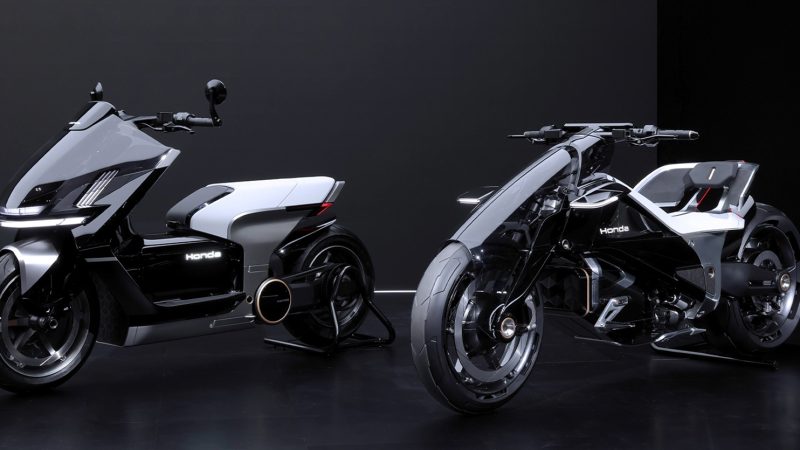 HONDA ปล่อยภาพ มอเตอร์ไซค์ไฟฟ้าต้นแบบใหม่ Outlier Concept