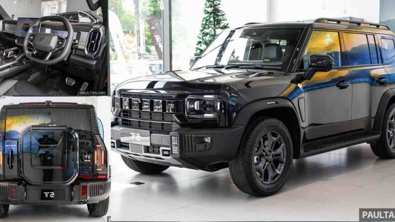 รวมภาพคันจริง พวงมาลัยขวา Jetour T2 ในมาเลเซีย เบนซิน 2.0T 254 PS