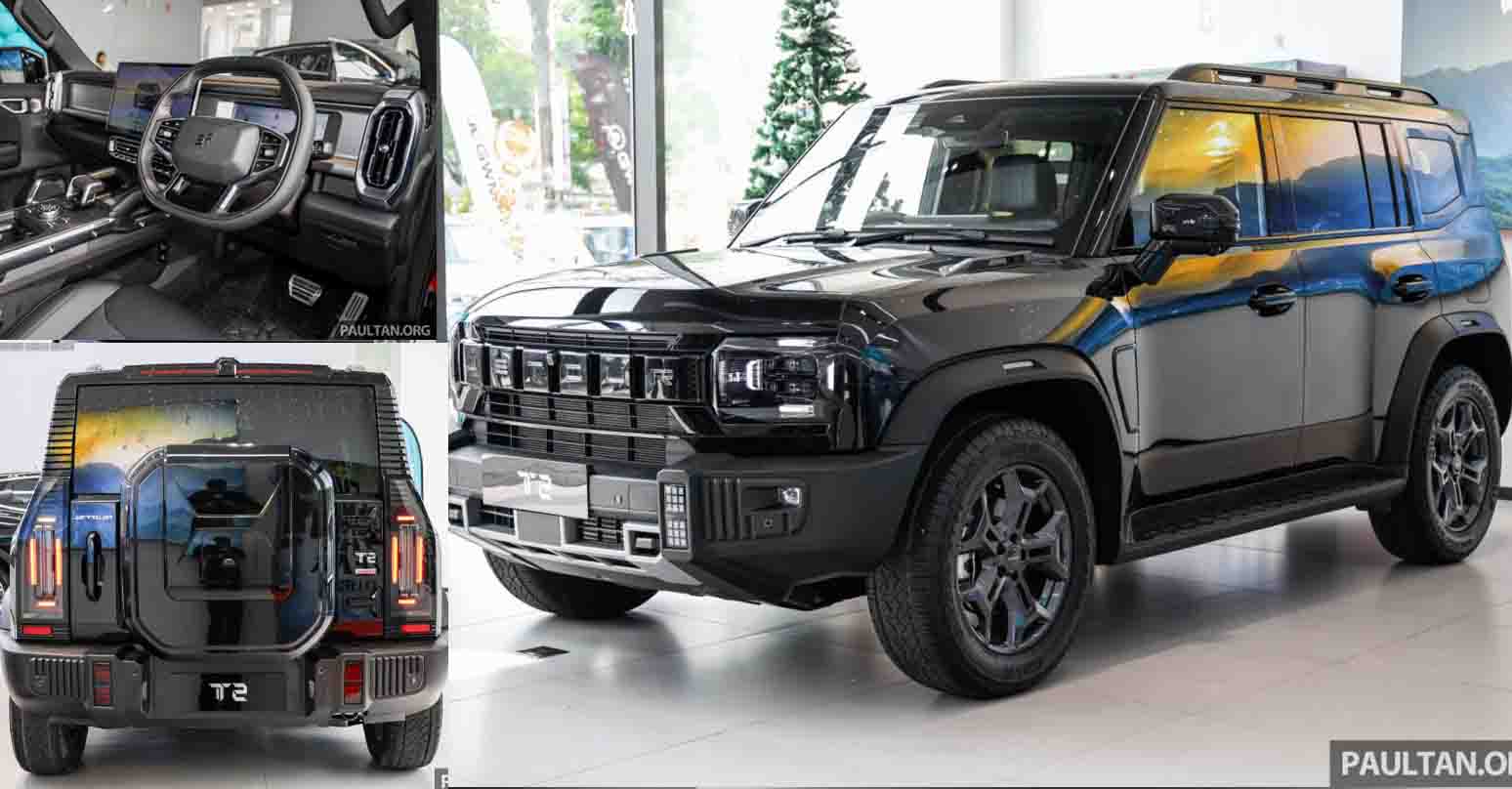 รวมภาพคันจริง พวงมาลัยขวา Jetour T2 ในมาเลเซีย เบนซิน 2.0T 254 PS