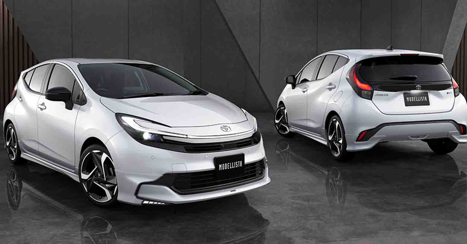ชุดแต่ง MODELLISTA : TOYOTA Aqua รุ่นปรับโฉม 2025 เปิดขายญี่ปุ่น 509,000 – 584,000 บาท