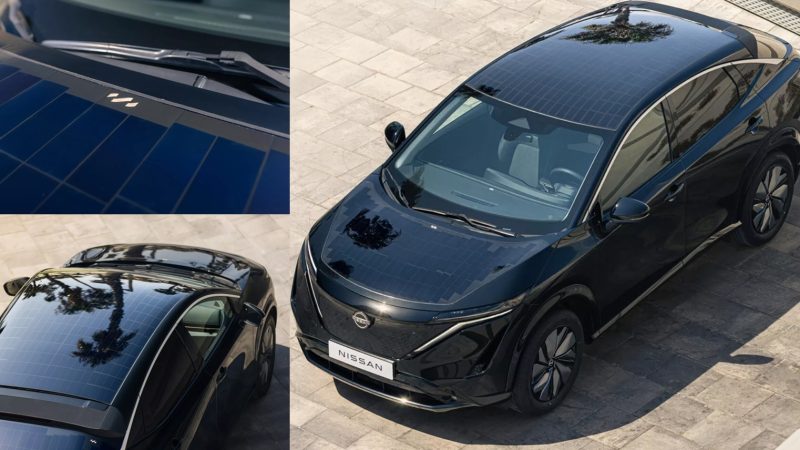 รถ EV ที่ผลิตไฟฟ้าเองได้ 23 กม./วัน แนวคิด NISSAN Ariya พลังงานแสงอาทิตย์ ลดการชาร์จสูงสุด 65%