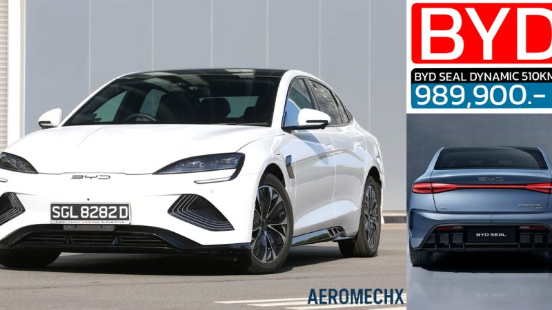 ราคาเพิ่ม 90,000 บาท BYD SEAL DYNAMIC 510 กม./ชาร์จ NEDC ราคา 989,900 บาท