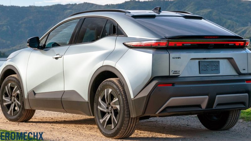 เปิดราคา 1.15 ล้านบาทในสหรัฐฯ TOYOTA C-HR EV AWD 459 กม./ชาร์จ EPA 338 แรงม้า