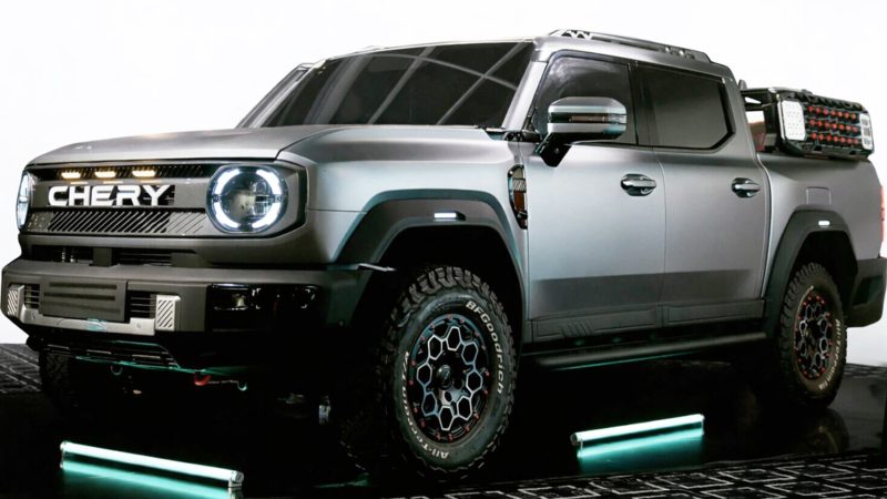 Chery KP31 กระบะดีเซล Plug-in Hybrid รุ่นแรกของตลาด วิ่งไฟฟ้า 170 กม. ลาก 3.5 ตัน เปิดตัวปี 2026
