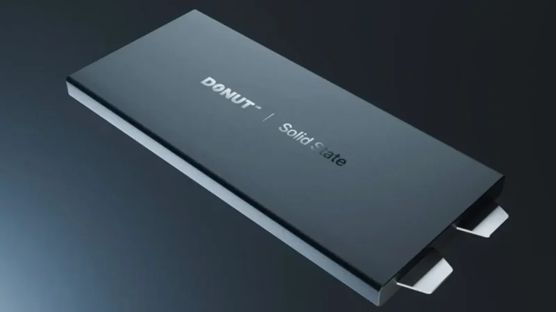 Donut Lab เปิดตัวแบตเตอรี่ “โซลิดสเตต” อ้างพร้อมผลิตจริง 400Wh/kg ชาร์จเร็วระดับ 11C 0-80% ภายใน 4.5 นาที