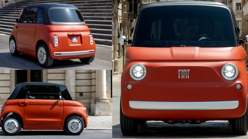 อายุ 14 ปีไม่มีใบขับขี่ ขับได้ในยุโรป FIAT Topolino 2026 ไมโครโมบิลิตี้ ใหม่