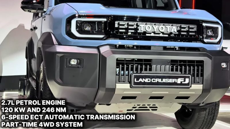 แอฟริกาใต้ เปิดตัว TOYOTA Land Cruiser FJ ยืนยันเบนซิน 2.7 ลิตร มีแค่รุ่นเดียว VX
