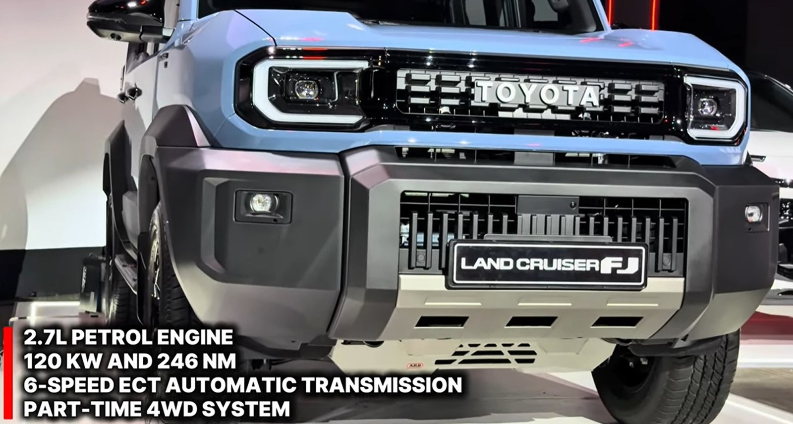 แอฟริกาใต้ เปิดตัว TOYOTA Land Cruiser FJ ยืนยันเบนซิน 2.7 ลิตร มีแค่รุ่นเดียว VX