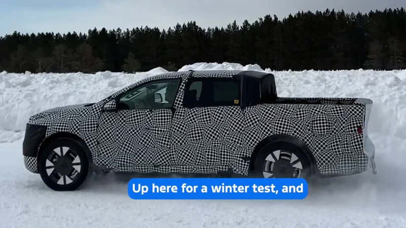 FORD ปล่อยทีเซอร์ทดสอบวิ่งกระบะไฟฟ้า ก่อนเปิดตัวในสหรัฐฯ พ่วงแบต LFP