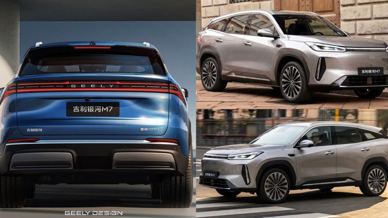 Geely Galaxy M7 SUV ปลั๊กอินไฮบริดใหม่ วิ่งไฟฟ้า 225 กม. ระยะรวม 1,730 กม. ในประเทศจีน