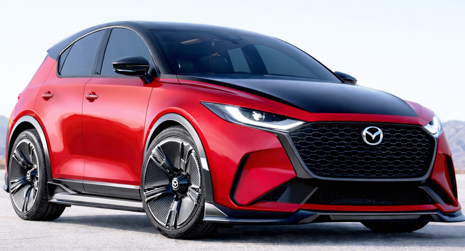 NEW MAZDA 2 โฉมใหม่ อาจะได้รับแรงบันดาลใจจาก Vision X-Compact มาสด้า 2