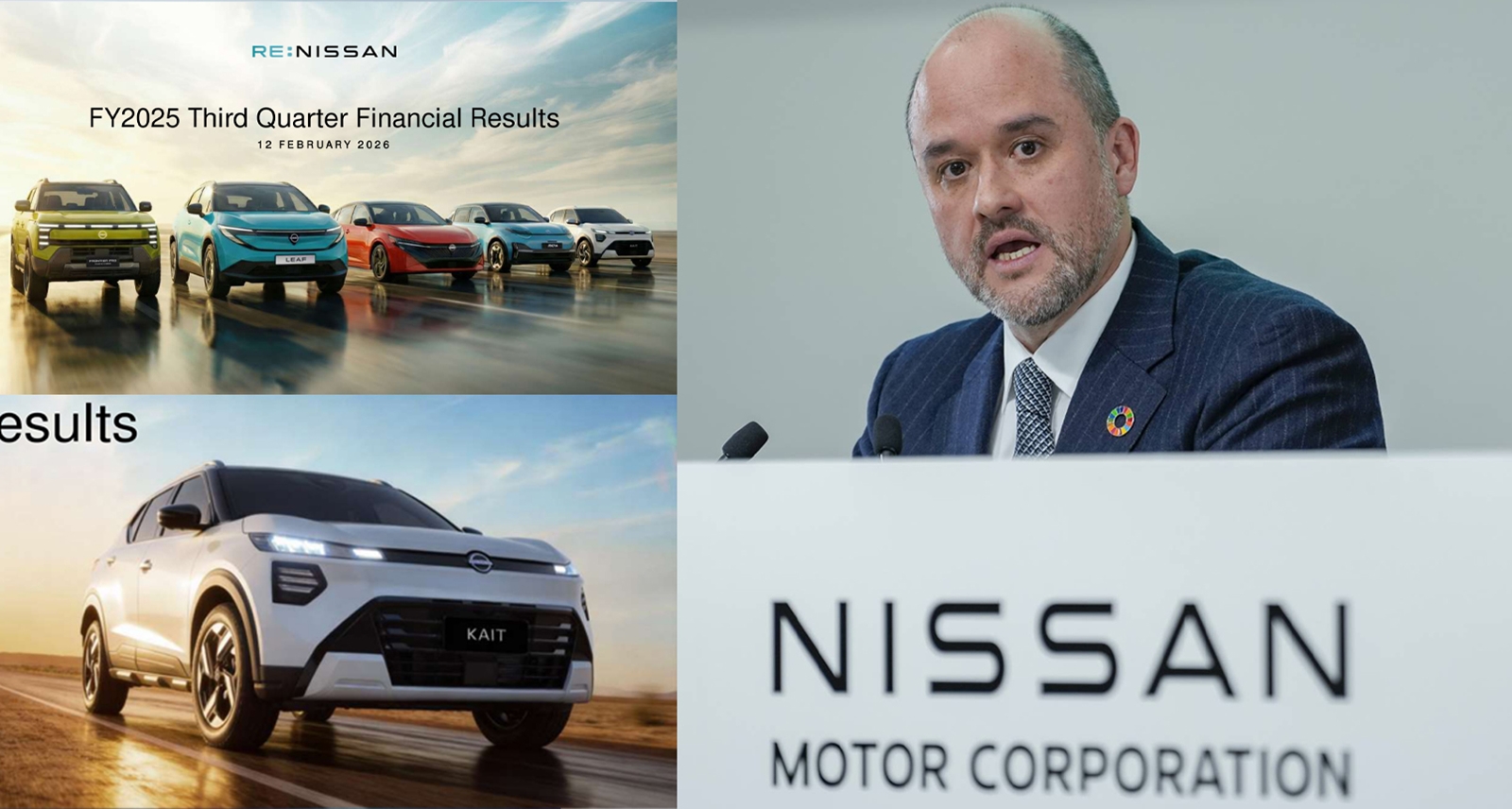 9 เดือน ปี 2025 NISSAN ขาดทุน 50,000 ล้านบาท รายได้ลดลง ยอดขายหดเหลือ 2.25 ล้านคันทั่วโลก