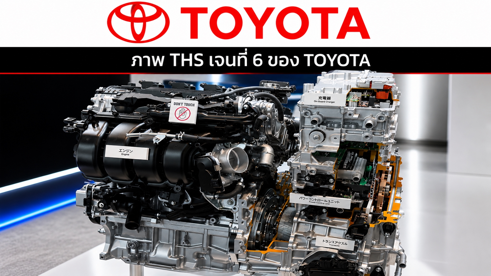 เทคโนโลยี THS II เจนที่ 6 ใน TOYOTA HEV, PHEV โฉมใหม่! ปัจจุบันติดตั้งใน RAV4 ใหม่ และเตรียม CAMRY ใหม่ในอนาคต