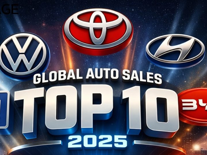 10 แบรนด์รถยนต์ยอดขายสูงสุดในโลก ประจำปี 2025 TOYOTA ยังนำที่ 1 VW อันดับ 2