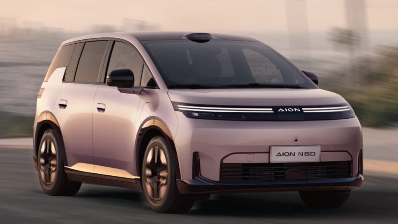 GAC AION N60 เปิดขายจีน 636,000 บาท วิ่งได้ 610 กม./ชาร์จ CLTC