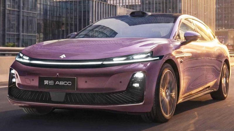 เปิดราคา 753,000 – 1,255,000 บาทในจีน Hyptec A800 ซีดาน EREV วิ่งไฟฟ้า 220 กม CLTC