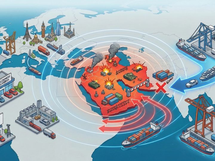 วิกฤตส่งออกรถยนต์จีน สงครามตะวันออกกลางสะเทือน “ฮับดูไบ” ลามตลาดยุโรป ปีนี้อาจติดลบ