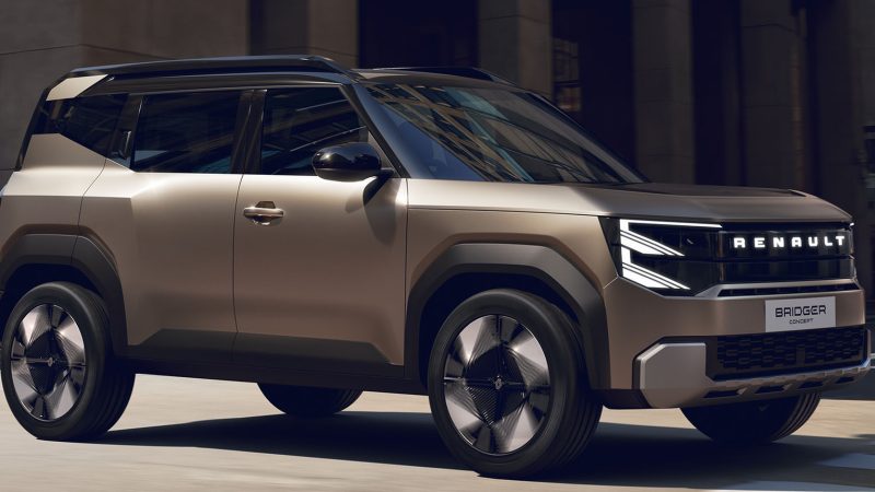 Renault เปิดตัว Bridger Concept SUV ใหม่รองรับ เครื่องยนต์สันดาป, ไฮบริด หรือไฟฟ้า ก่อนขายจริงปีหน้า