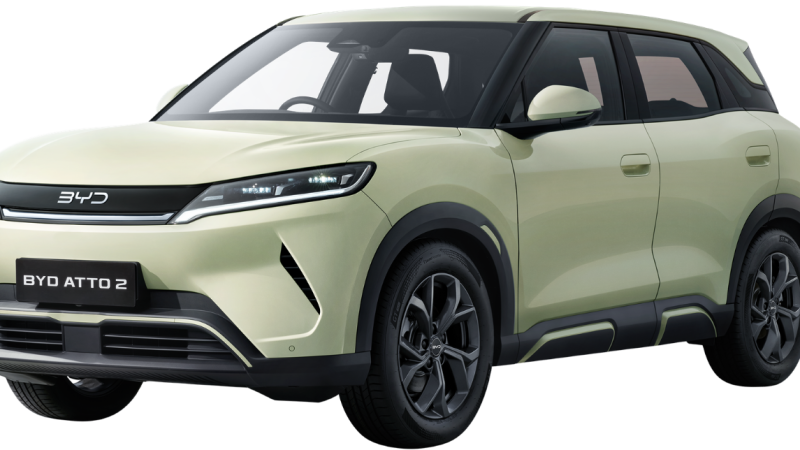ขายไทย 629,900 – 659,900 บาท BYD ATTO 2 : 410 กม./ชาร์จ NEDC