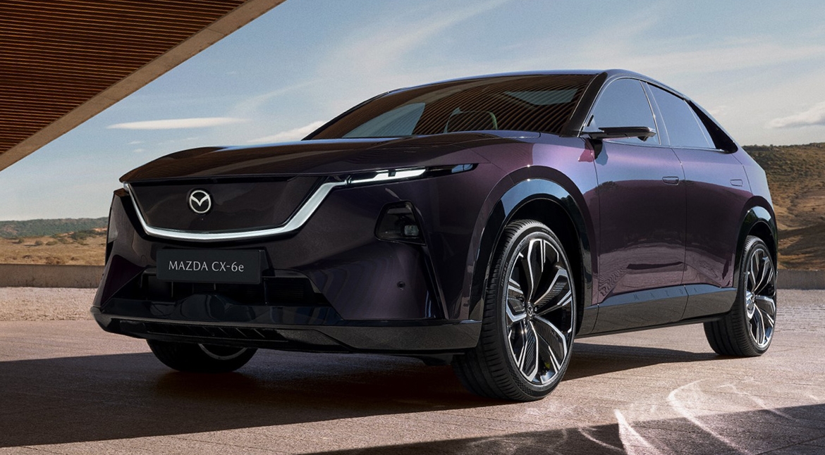 ยืนยันไทยไทยปลายปีนี้ราคา เริ่ม 1.2x ล้านบาท MAZDA CX-6e SUV ไฟฟ้าใหม่ 524 กม./ชาร์จ NEDC