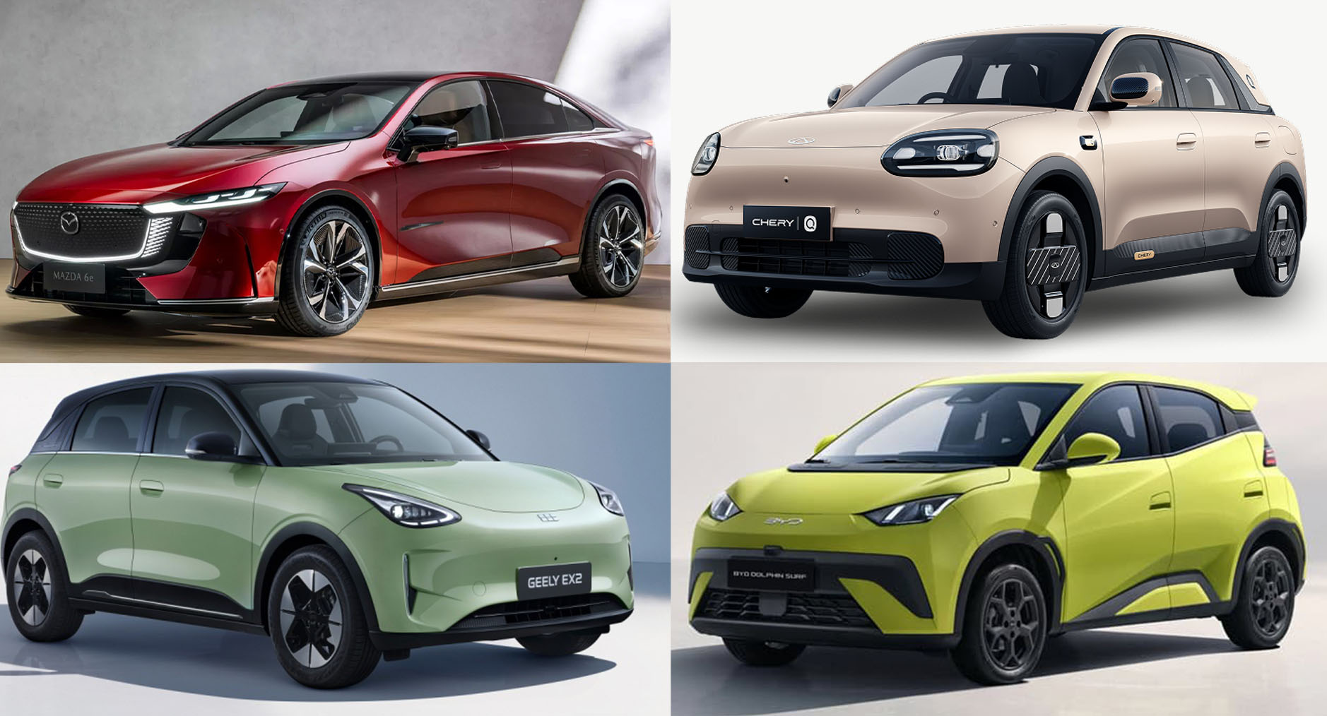 รวมราคารถยนต์ไฟฟ้า BEV ในไทยราคาระหว่าง 300,000 – 1,200,000 บาท