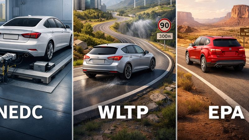 เจาะลึกมาตรฐานทดสอบรถยนต์ NEDC, WLTP และ EPA สำหรับรถยนต์สันดาป (ICE,HEV)