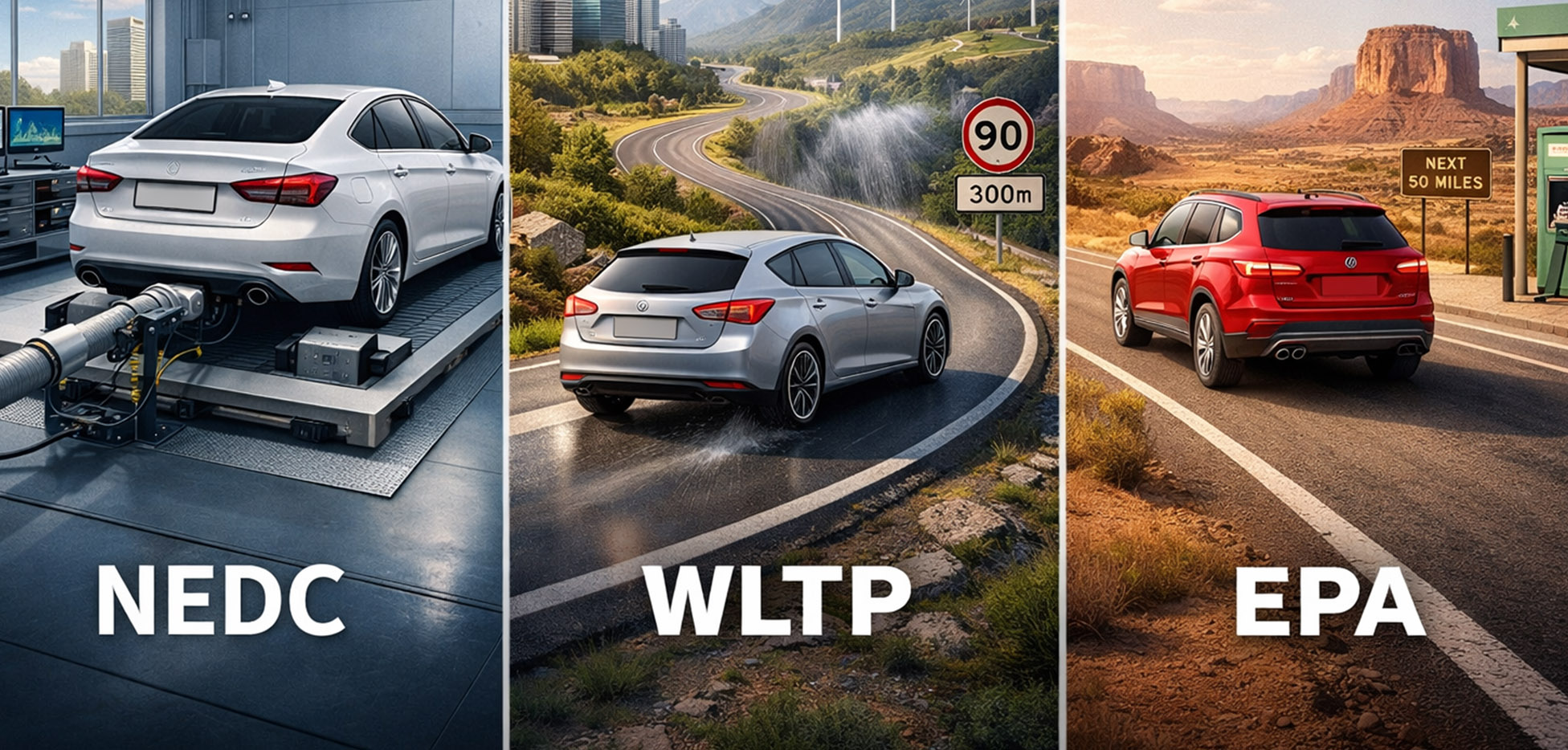 เจาะลึกมาตรฐานทดสอบรถยนต์ NEDC, WLTP และ EPA สำหรับรถยนต์สันดาป (ICE,HEV)