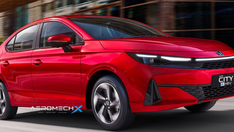 เปิดตัว Honda CITY e:HEV ใหม่ ในอินเดีย ราคา 716,000 บาท กล้องรอบคัน หลังคากระจก
