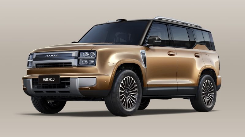 Great Wall H10 ใหม่ เปิดราคาในจีน 1.08 ล้านบาท PHEV 4WD 598 แรงม้า วิ่งไฟฟ้า 232 กม. รวมไกล 1,404 กม.