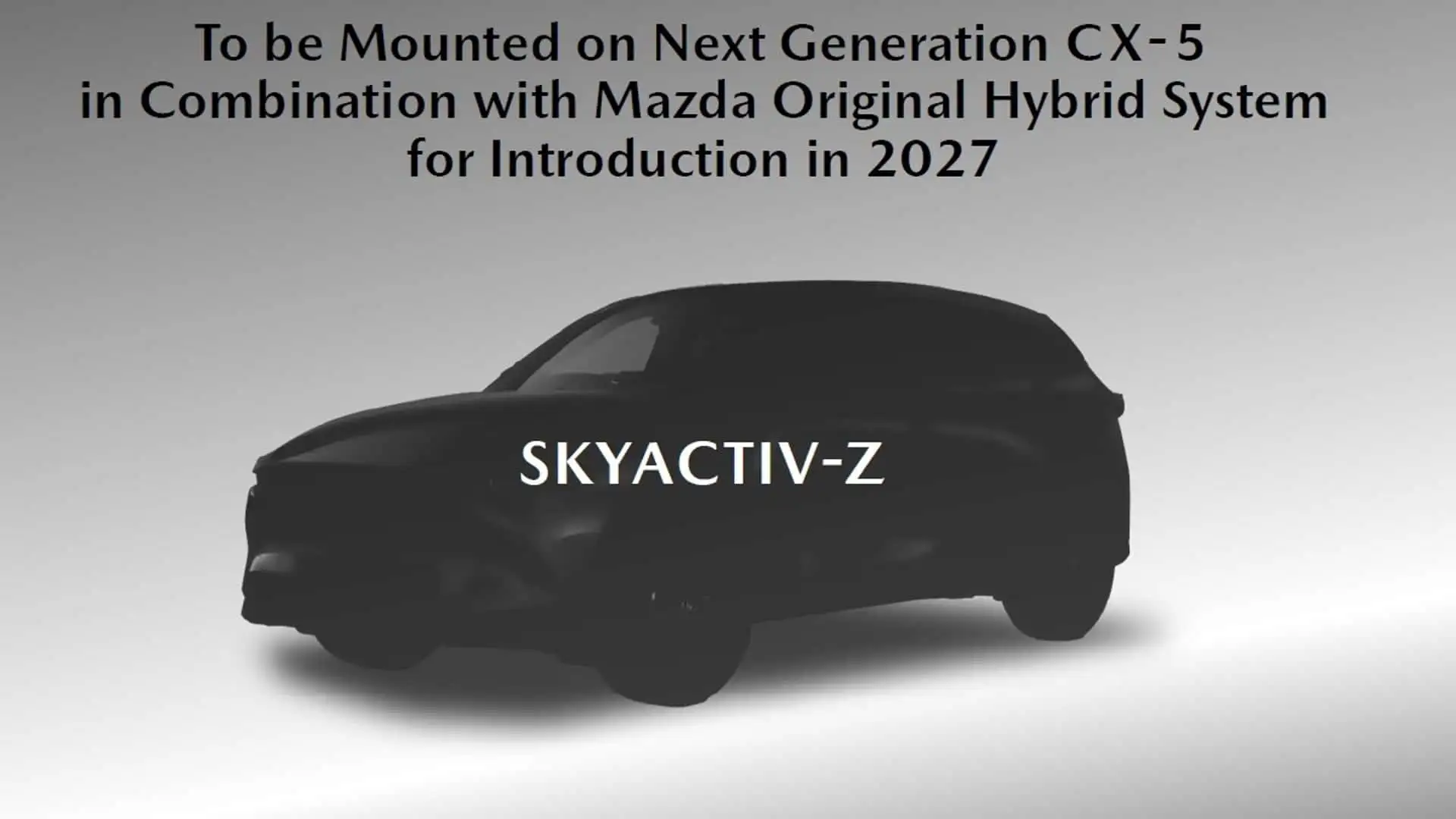 เปิดตัวปีหน้าในตลาดโลก! MAZDA CX-5 พร้อมขุมพลังใหม่ “SKYACTIV-Z HEV” ขุมพลังไฮบริดเจเนอเรชันใหม่
