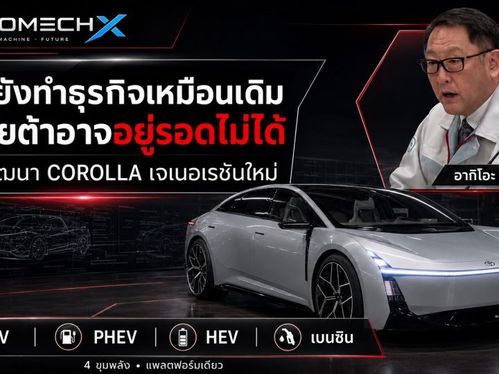บทสรุปทั้งหมด ของการพัฒนา COROLLA เจนที่ 12 บนขุมพลังที่หลากหลาย