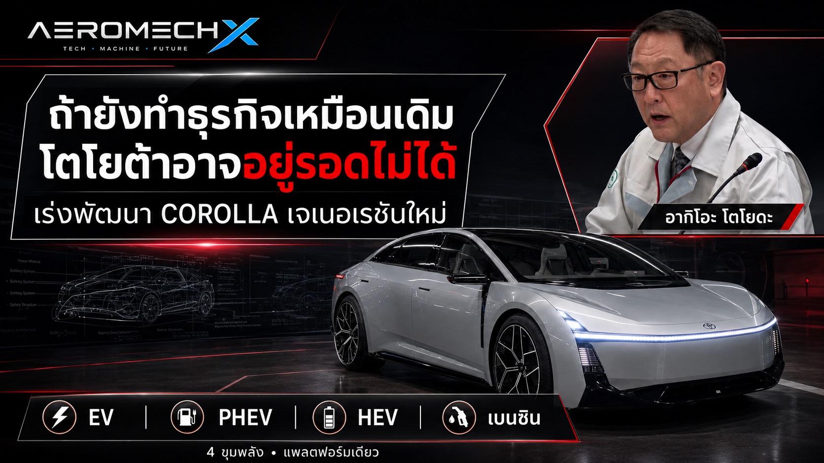 บทสรุปทั้งหมด ของการพัฒนา COROLLA เจนที่ 12 บนขุมพลังที่หลากหลาย