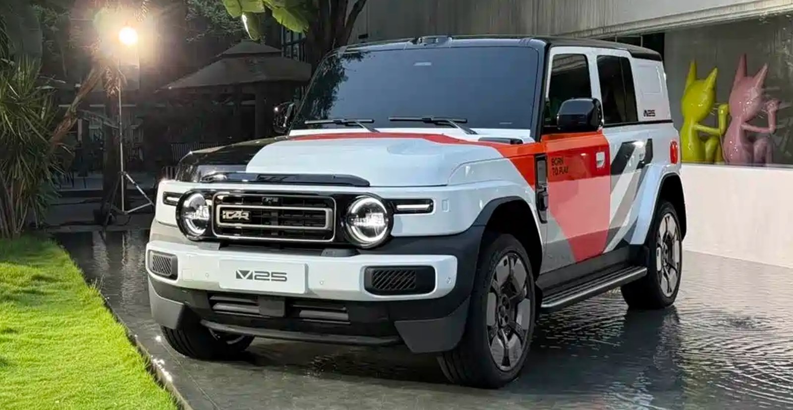 CHERY iCAR V25 EREV เปิดตัวคันจริงครั้งแรก SUV ทรงกล่องสายลุย แบตฯ 33.7 kWh วิ่งไฟฟ้าสูงสุด 150 กม. WLTC ในจีน