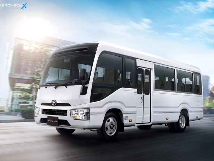 Toyota Coaster ใหม่ เปิดตัวไทย ราคา 2.175 ล้านบาท เครื่องยนต์ดีเซล 2.8 ลิตร เกียร์อัตโนมัติ 6 จังหวะ นั่งได้ 21 ที่นั่ง