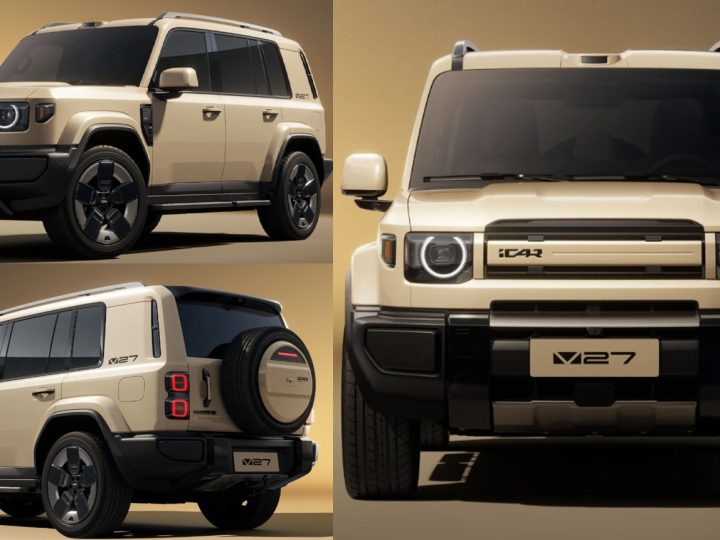 iCAUR V27 REEV 34.3kWh วิ่งไฟฟ้า 150 กม. NEDC ครอบคลุมการวิ่ง 1,200 กม./ถังน้ำมัน เวอร์ชั่นพวงมาลัยขวาในอินโดฯ เปิดจองแล้ว 