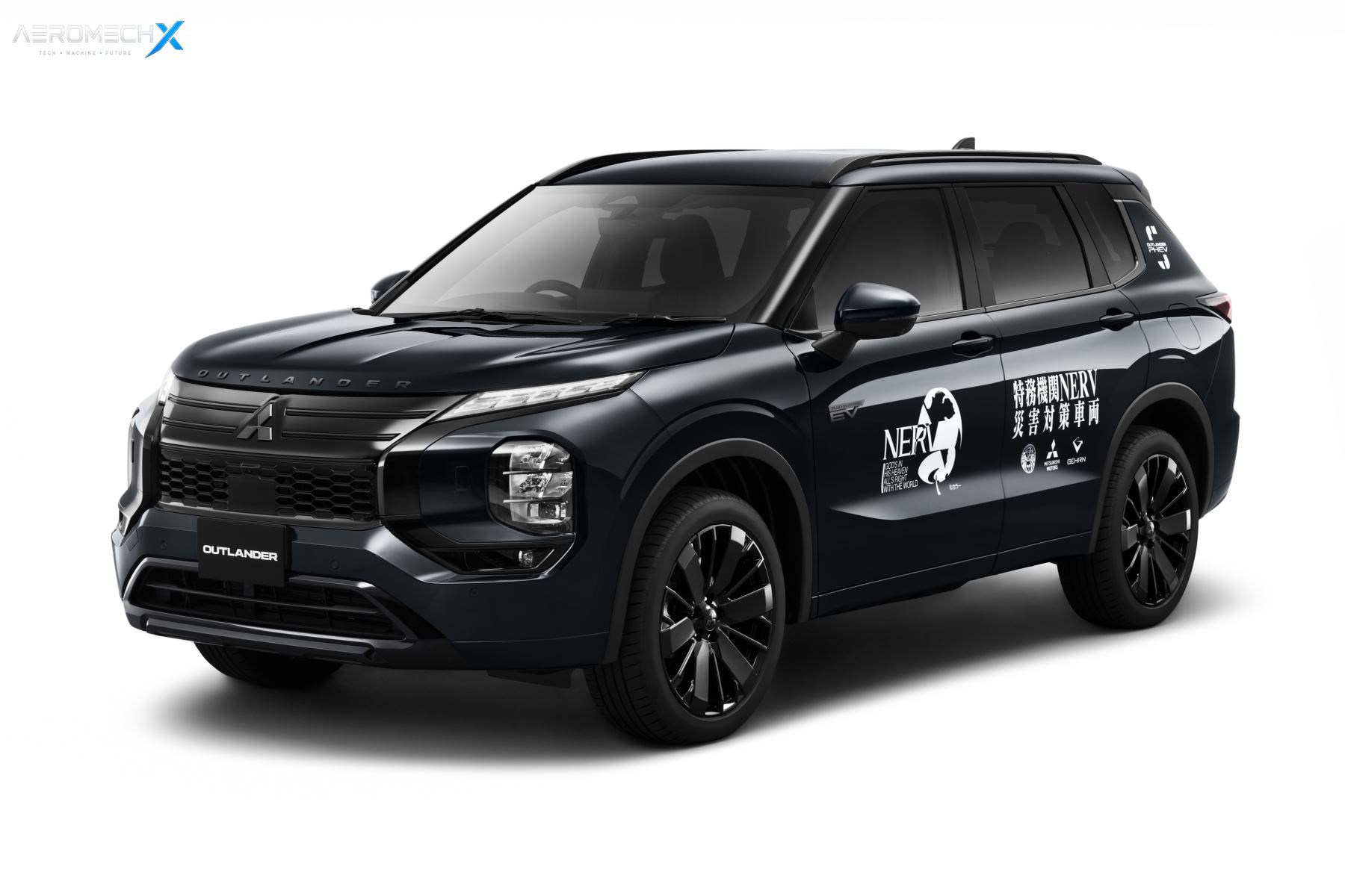 Mitsubishi จับมือ Gehirn พัฒนา Outlander PHEV รถรับมือภัยพิบัติ NERV รุ่นใหม่ พร้อมระบบดาวเทียม SpaceX